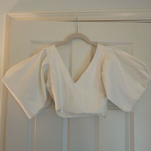 Zara puff sleeve top